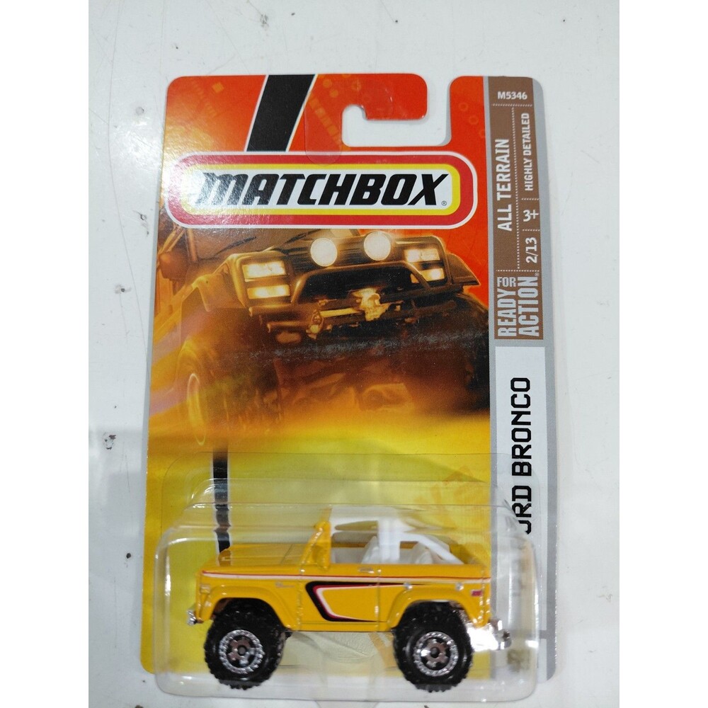 NIP Matchbox All Terrain 1:64 Die Cast 1972 Ford Bronco 4x4 SUV